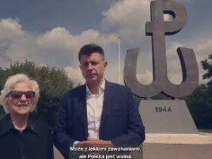 Ryszard Petru oddaje hołd powstańcom warszawskim i... znowu wpadka