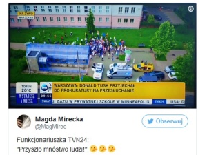 Tusk nie rozmawia z TVP: "Nie ma telewizji publicznej w Polsce, nie będę odpowiadał na pytania"