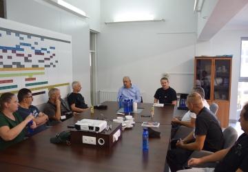 Przewodniczący podlaskiej Solidarności z wizytą w Polmos Białystok