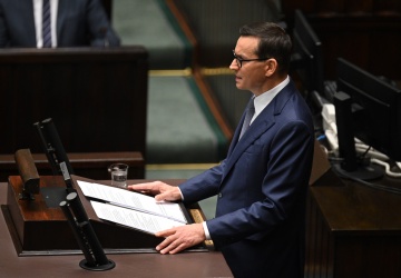 Premier Morawiecki wygłasza exposé: UE musi odejść od prób łapczywego zagarniania kolejnych kompetencji 