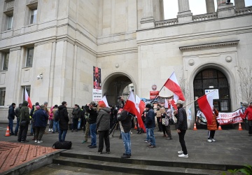 Protest w Ministerstwie Rolnictwa kontynuuje już tylko Solidarność RI