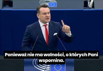 Tarczyński do von der Leyen: Przegracie te wybory i dobrze o tym wiecie