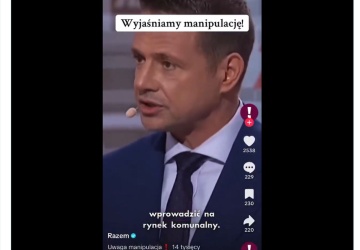 Rafał, o czym ty mówisz?. Partia Razem uderza w Trzaskowskiego
