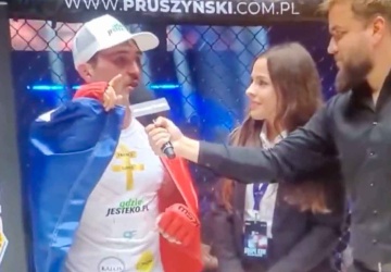Francuz wygrał na KSW i zaapelował do Polaków przed wyborami