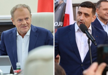Donald Tusk uderzył w George Simiona. Takiej odpowiedzi się nie spodziewał