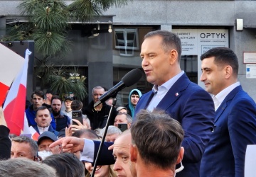 Nawrocki w Zabrzu, po odwołaniu przez mieszkańców prezydent z rekomendacji KO: To grozi całej Polsce
