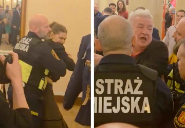 Dantejskie sceny przed sesją Rady Warszawy. Służby użyły siły