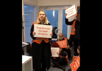 Ostatnie Pokolenie rozpoczęło okupację siedziby sztabu Rafała Trzaskowskiego