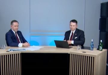Rozmowa Mentzena z Nawrockim z rekordową oglądalnością