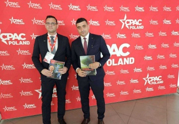 CPAC Polska 2025. Przedstawiciele Fundacji Promocji Solidarności spotkali się z Georgem Simionem