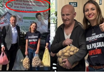 Kinga Gajewska w ramach kampanii zawiozła do hospicjum worek kartofli. Internauci byli bezlitośni