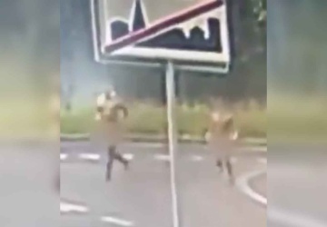 Nadzy Etiopczycy biegali po Lubinie. Ślady skrępowania