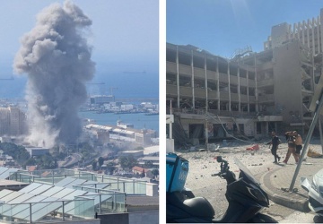 Iran ostrzelał izraelski port. Gigantyczny dym w Hajfie