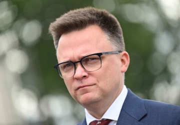 Nocna rozmowa Szymon Hołowni i Adama Bielana? Reporterzy zrobili zdjęcia  