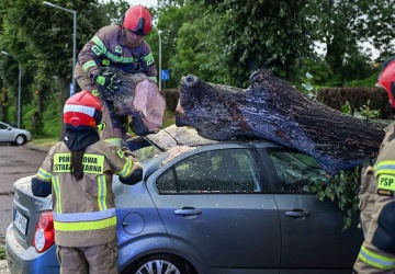 Burze uderzyły w Podkarpacie. Strażacy mają ręce pełne roboty