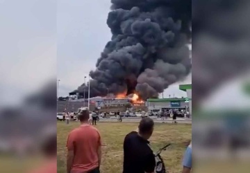 Ogromny pożar w Mińsku Mazowieckim