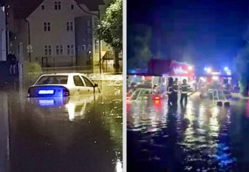 Tolkmicko zalane. Dramatyczna sytuacja nad Zalewem Wiślanym