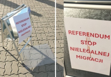 Wolontariusze zbierający podpisy pod referendum ws. migracji mieli zostać zaatakowani w Warszawie