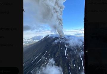 Silne trzęsienie ziemi i historyczna erupcja wulkanu - niespokojnie na wschodzie Rosji