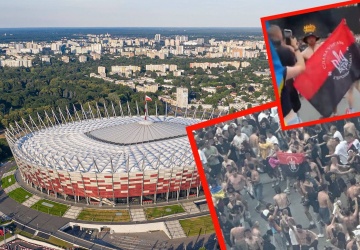 Awantura i flagi UPA na Stadionie Narodowym w Warszawie. Jest zawiadomienie do prokuratury