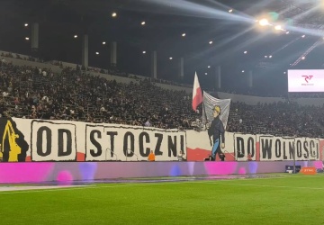 Kibice Pogoni Szczecin upamiętnili 45-lecie Solidarności [WIDEO]