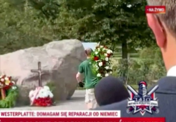 Skandal w Berlinie. Jest nagranie ze złożenia wieńca od niemieckiego rządu