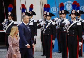 Trwa spotkanie Karola Nawrockiego z premier Włoch Giorgią Meloni