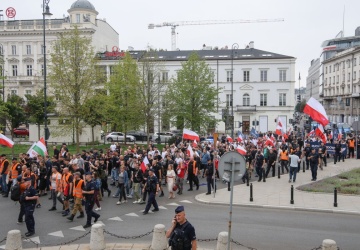 W Warszawie odbyła się manifestacja przeciwko imigracji - Polska dla Polaków, Polacy dla Polski