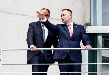Na profilach kanclerza Niemiec Friedricha Merza nie ma ani śladu po spotkaniu z prezydentem RP Karolem Nawrockim 