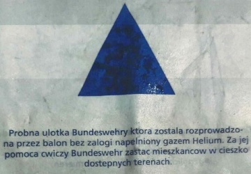 Niemieckie ulotki nad Lubuskiem. Wydano komunikat dla mieszkańców