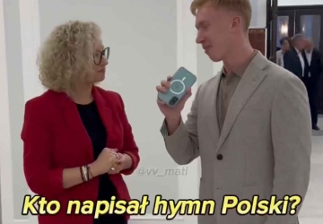 Kotula zapytana o hymn Polski. Internauci w szoku