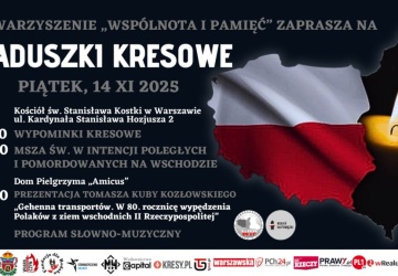 Zaduszki Kresowe 2025 w Warszawie. Oddajmy hołd Polakom pomordowanym na Wschodzie