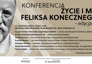 Konferencja o prof. Konecznym w Krakowie. Zapraszamy!