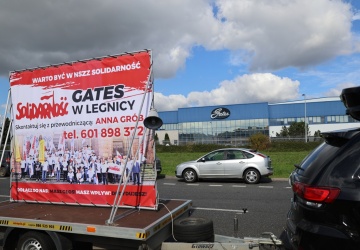 „Nie pozwolimy na zastraszanie pracowników”. Solidarność w obronie związkowców z Gates z Legnicy