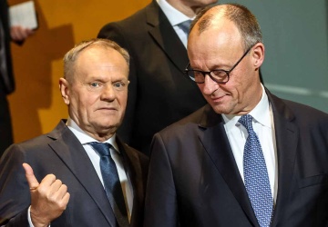 Cyniczne podejście. Niemieckie media o spotkaniu Tuska z Merzem