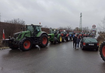 Protesty rolników w Kosztowie i pod Kołobrzegiem