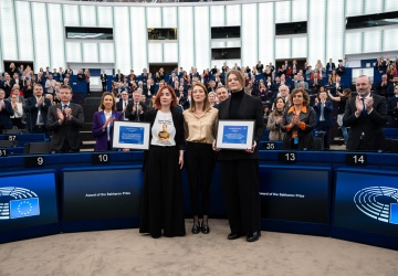 Nagroda Sacharowa 2025. PE uhonorował Andrzeja Poczobuta i Mzię Amaglobeli