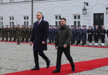 Tak Nawrocki przywitał Zełenskiego. Jest nagranie