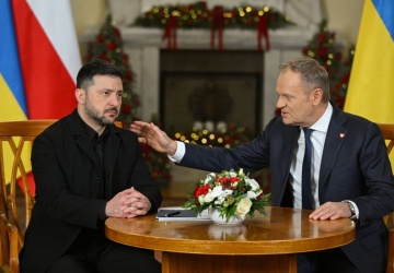 Tusk spotkał się z Zełenskim: Jesteś w Polsce bohaterem