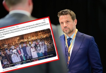 Wpadka radnej KO z Krakowa. Polityk „dokleiła się” do zdjęcia z Trzaskowskim?