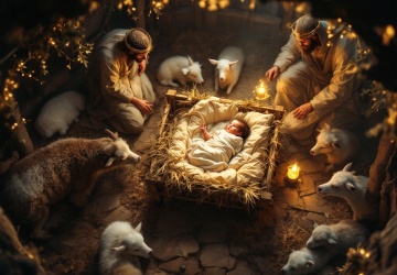 Francuzi murem z Bożym Narodzeniem w przestrzeni publicznej