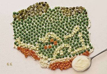 Sałatka jarzynowa - królowa stołów z kryzysowym pochodzeniem