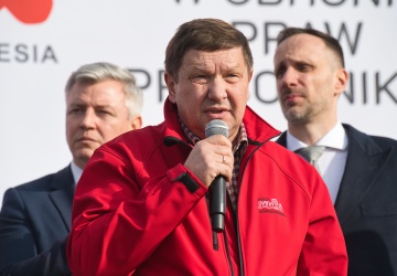 Przewodniczący Podbeskidzkiej Solidarności o proteście w PG Silesia: Są takie momenty, które zostają w człowieku do końca życia