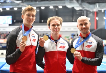 Polacy mistrzami Europy! Złoto w sprincie drużynowym w Tomaszowie