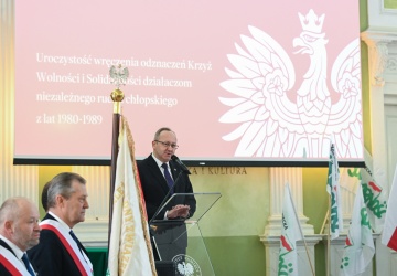 Współtwórcy NSZZ RI „Solidarność” odznaczeni Krzyżami Wolności i Solidarności