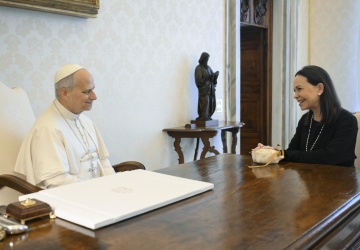 Liderka wenezuelskiej opozycji na audiencji u Papieża