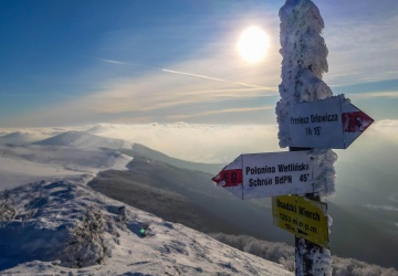 Trudne warunki w Bieszczadach. Park przypomina o bezpieczeństwie na szlakach 