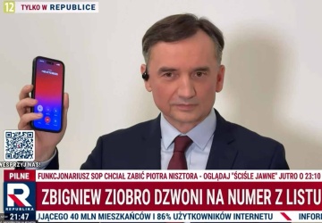 Ziobro zadzwonił na numer listu gończego. Tego nikt się nie spodziewał