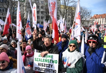 Nadszedł czas walki. Solidarność protestowała we Wrocławiu przeciwko Zielonemu Ładowi, ETS i umowie z Mercosur