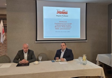 Białystok. Bartłomiej Mickiewicz: Bez zaangażowania nie da się prowadzić skutecznej działalności związkowej